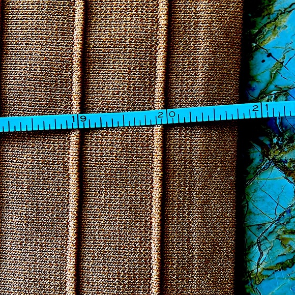 🍁🌼EUCJosephA.Great Mustard color.Is itSilk?SquareNeckline 3/4Sleeves S:S - Picture 4 of 6